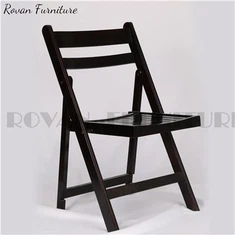 لکڑی کی سلیٹڈ فولڈنگ کرسیاں